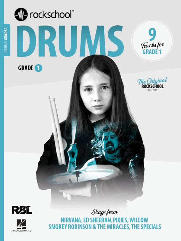 Rockschool Drums w/ Audio (2024) | Grade 1