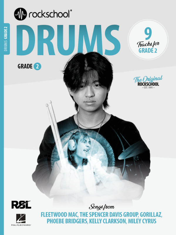 Rockschool Drums w/ Audio (2024) | Grade 2