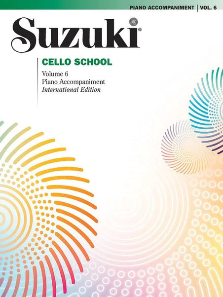 Suzuki Cello School (Piano Accompaniment Part) | Volume 6