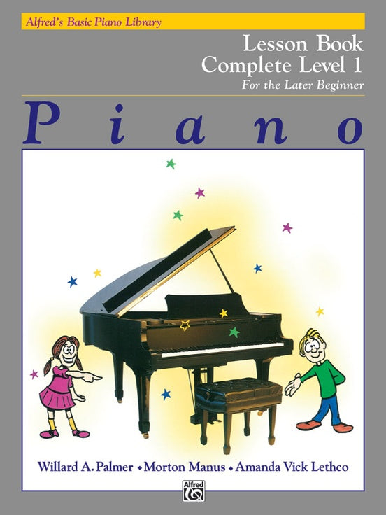 Alfred's Basic Piano Library for the Later Beginner Lesson Book | Complete Book 1