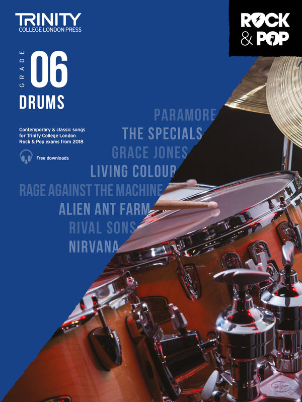 Trinity Rock & Pop Drums | Grade 6