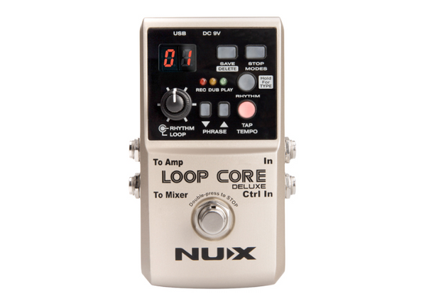 NUX Loop Core Deluxe｜樂句循環效果器｜24-bit Looper pedal