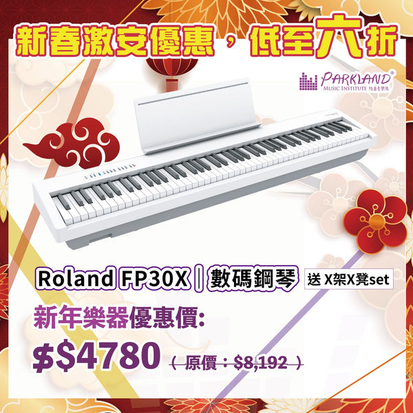 【新春激安優惠】Roland FP30X 數碼鋼琴 〚優惠套裝〛