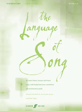 The Language Of Song [Low Voice] | Elementary