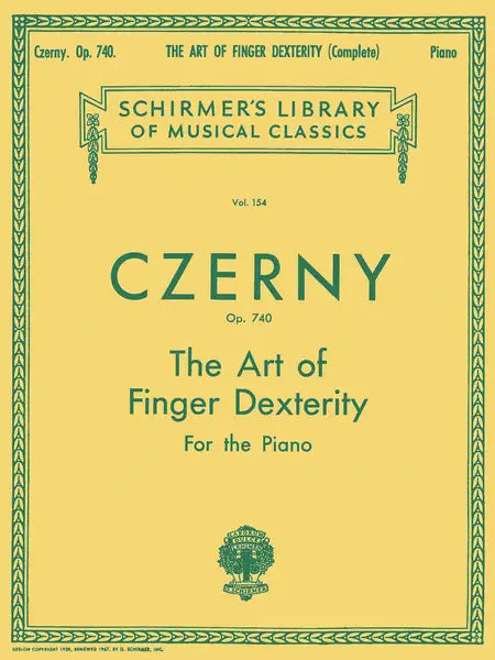 Czerny: Art of Finger Dexterity | Op. 740