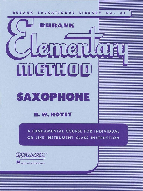 Rubank Elementary Method For Saxophone | Book 1