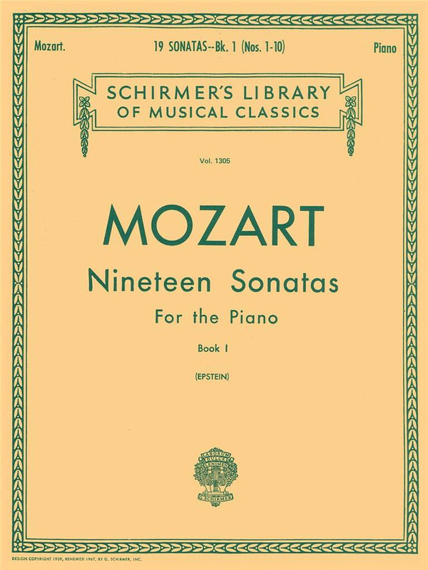 Mozart: 19 Sonatas for the Piano | Book 1