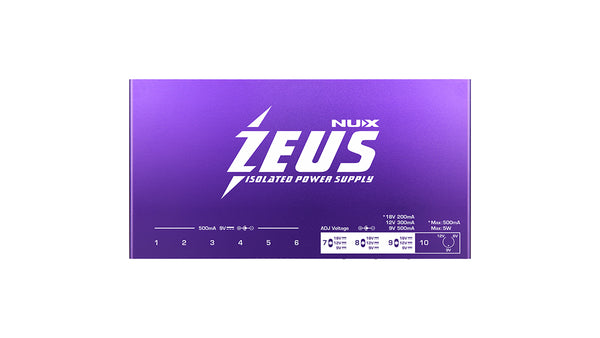 NUX NIP-Z10 Zeus｜效果器電源｜Isolated Pedal Power Supply