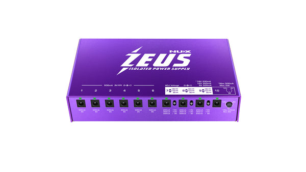 NUX NIP-Z10 Zeus｜效果器電源｜Isolated Pedal Power Supply