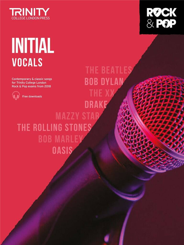 Trinity Rock and Pop from 2018 Vocals Initial with Audio Online