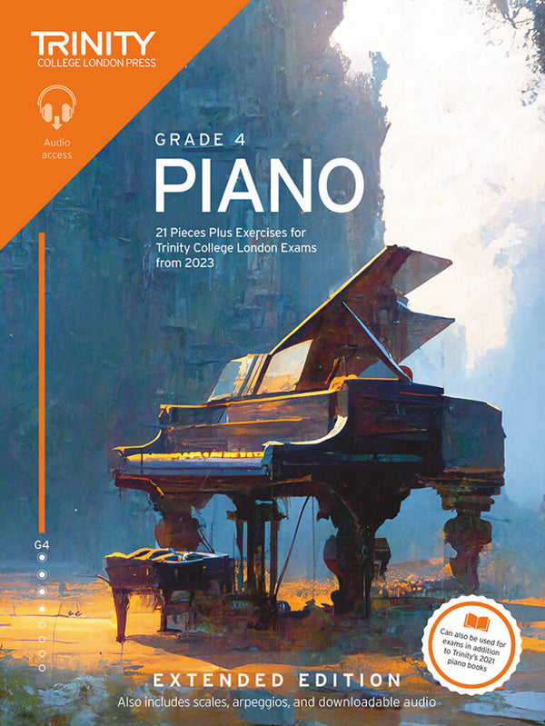 Trinity Piano Exams Pieces w/ Audio (from 2023) | Grade 4 [Extended Edition]