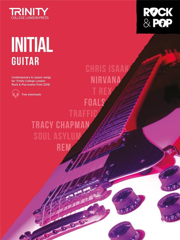 Trinity Rock and Pop From 2018 Guitar Initial with Audio Download