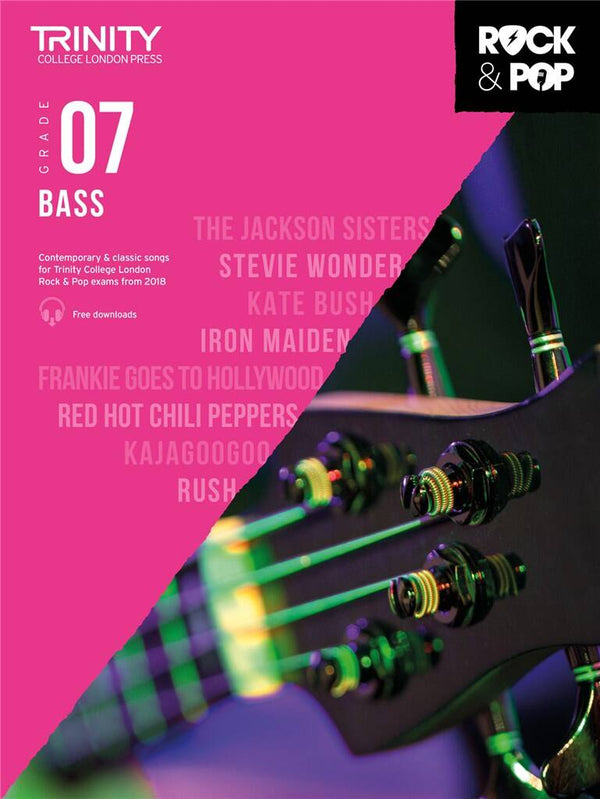 Trinity Rock and Pop 2018 Bass Grade 7 with Audio Download