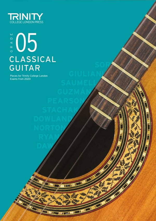 Trinity Classical Guitar Exams Pieces (from 2020) | Grade 5