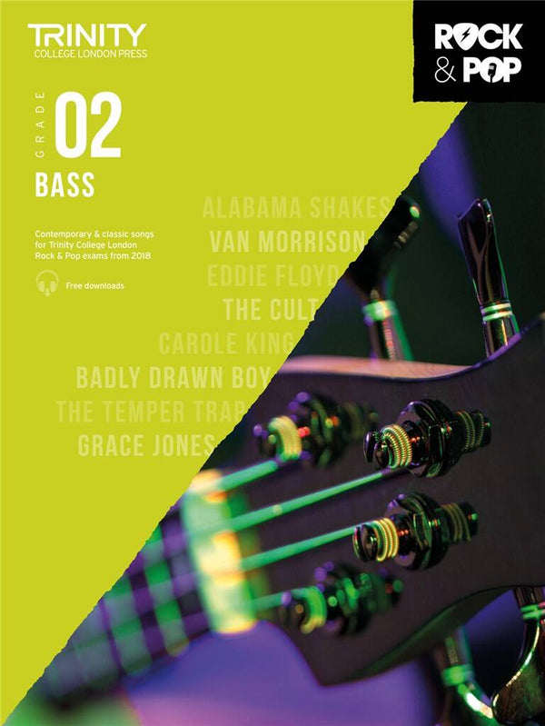 Trinity Rock and Pop 2018 Bass Grade 2 with Audio Download