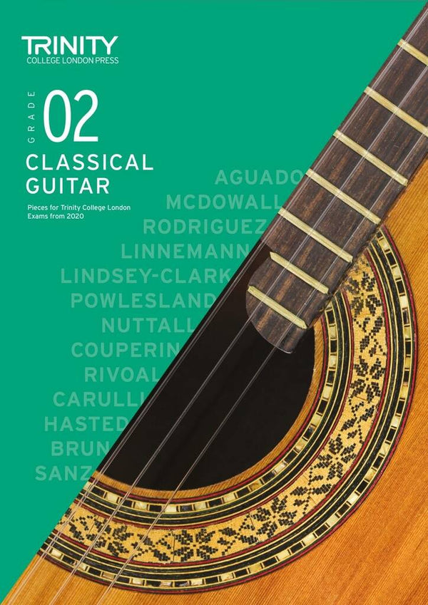 Trinity Classical Guitar Exams Pieces (from 2020) | Grade 2