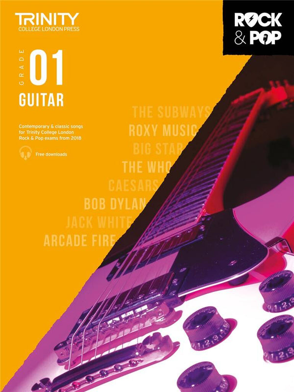 Trinity Rock and Pop From 2018 Guitar Grade 1 with Audio Download