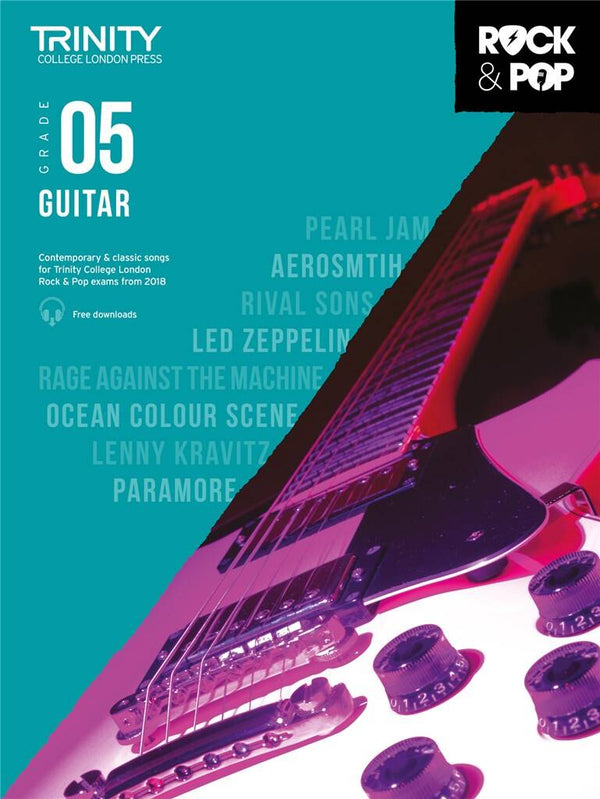 Trinity Rock and Pop From 2018 Guitar Grade 5 with Audio Download